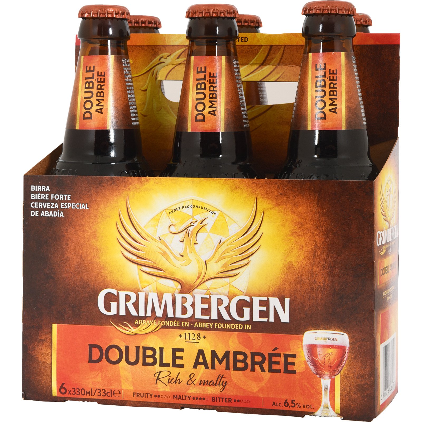 Grimbergen Bière Double Ambrée 6 x 33 cl