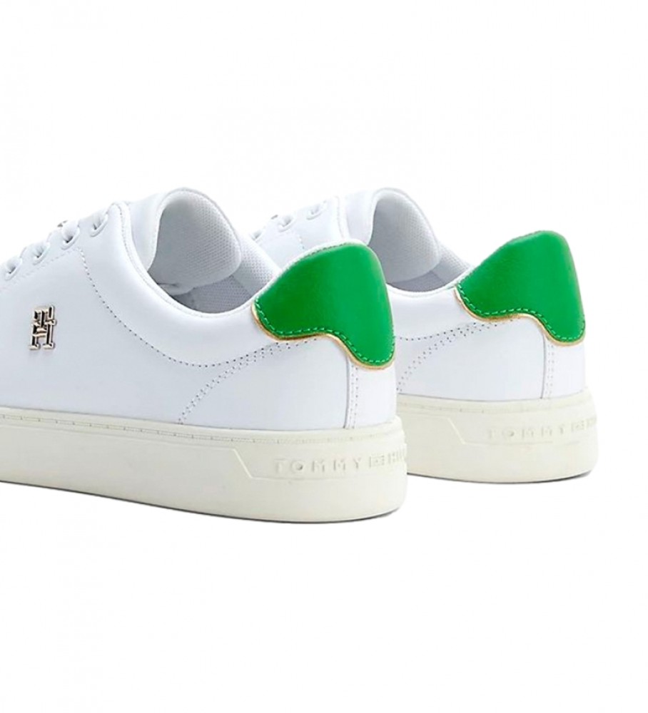 Tênis Tommy Hilfiger Elevated de couro branco