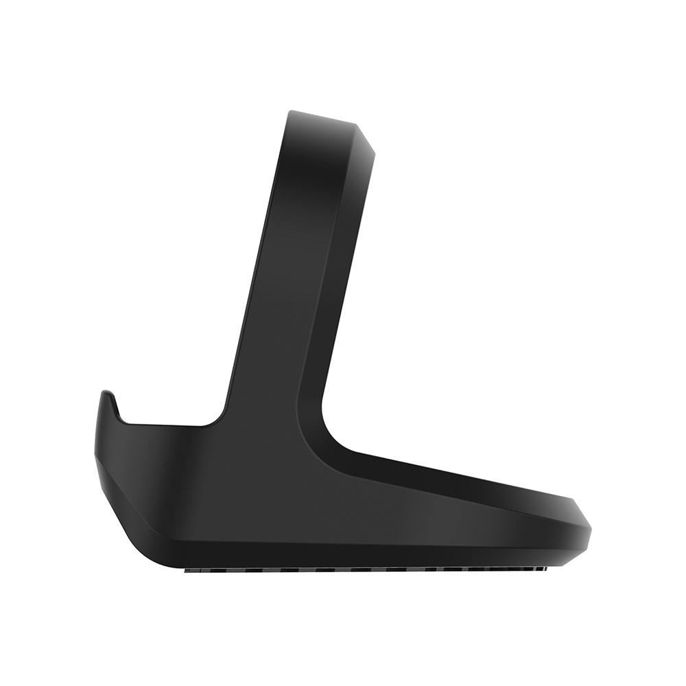 Apple Watch Silikon Uhren Halterung Charging Ladestation Dockingstation mit Kabelmanagement - Schwarz