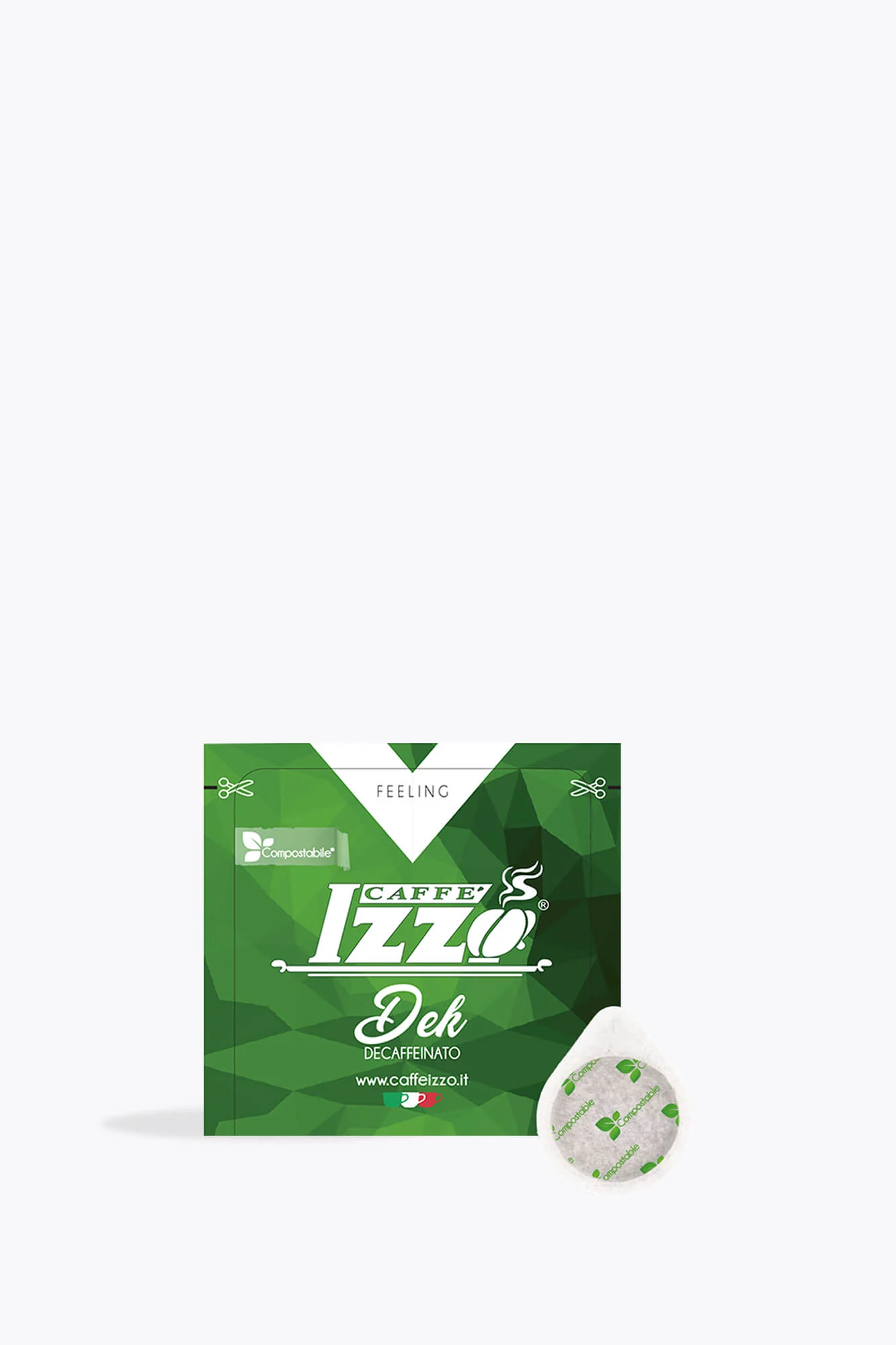 Izzo DEK entkoffeinierte 50 E.S.E. Pads
