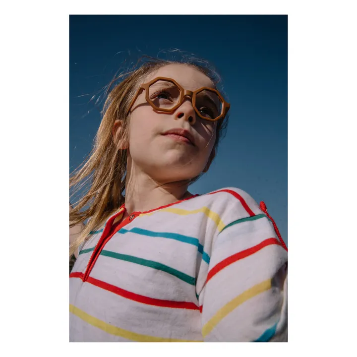YEYE Lunettes de Soleil Uni | Marron