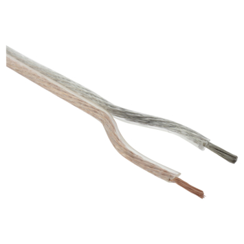 Q-Link luidsprekersnoer 2 x 1.5 mm 50 meter transparant