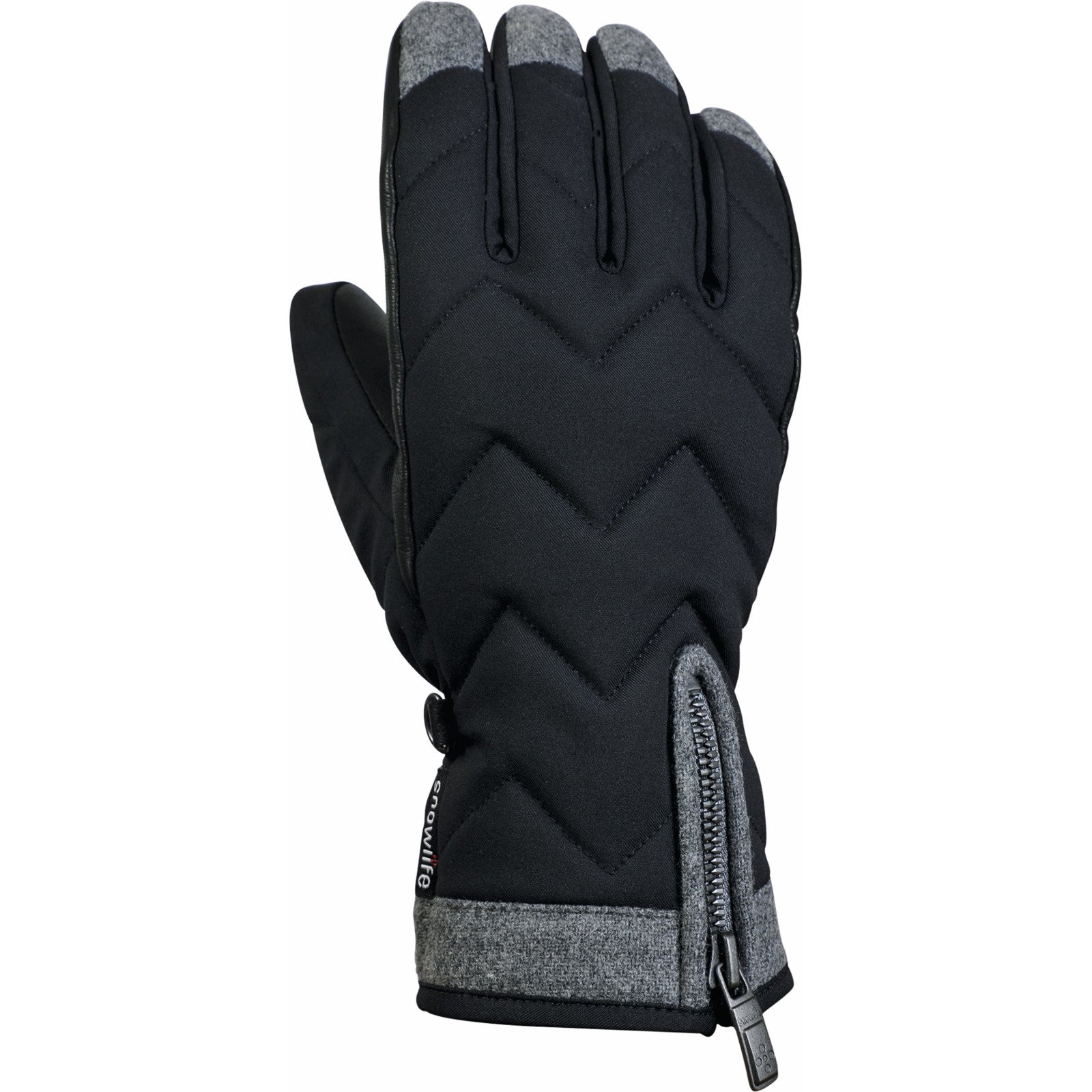 Snowlife Damen-Fingerhandschuh Lady Luxe Glove L, schwarz