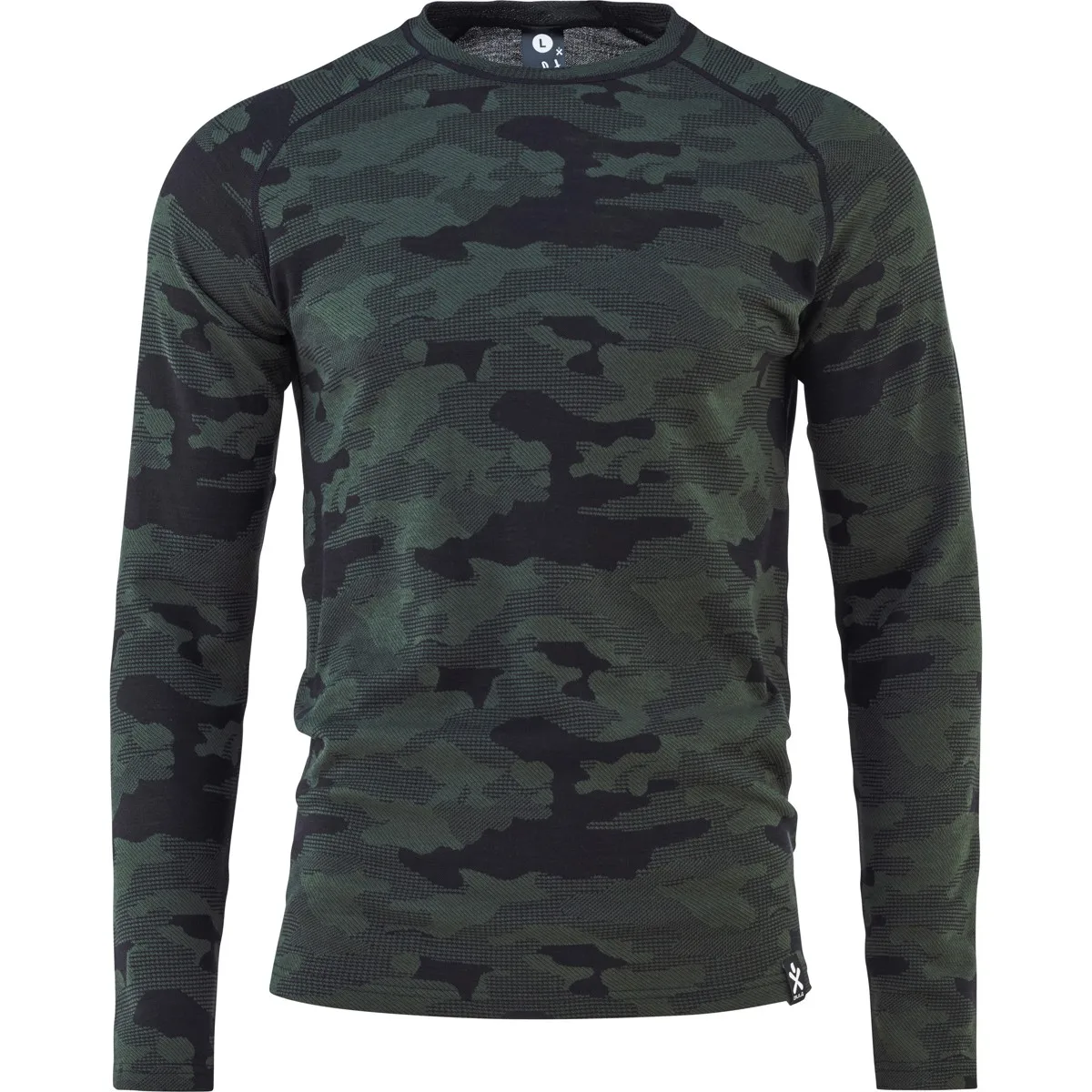 Bula Men's Camo Merino Wool Crew Dolive