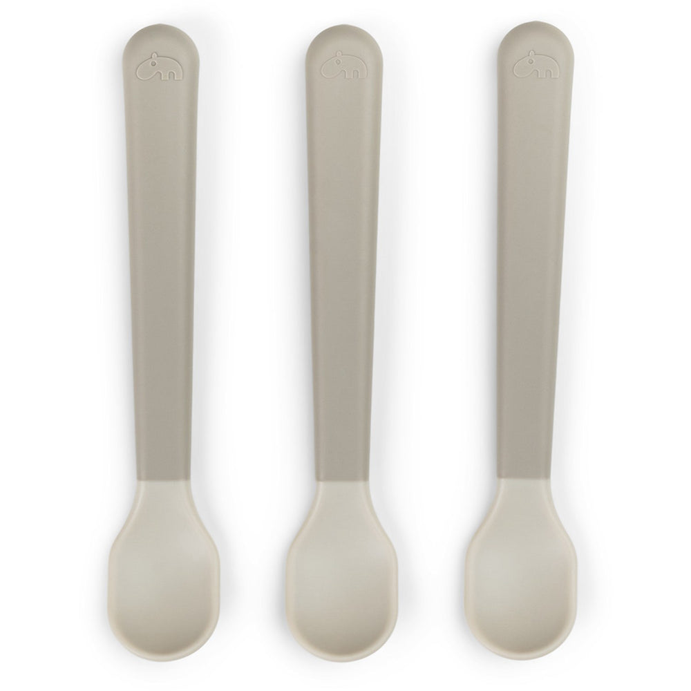 Køb DonebyDeer Foodie Easy-Grip Babyske 3-Pak Sand