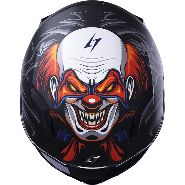 Stormer - Casque Wise Fear Noir / Blanc / Orange / Mat