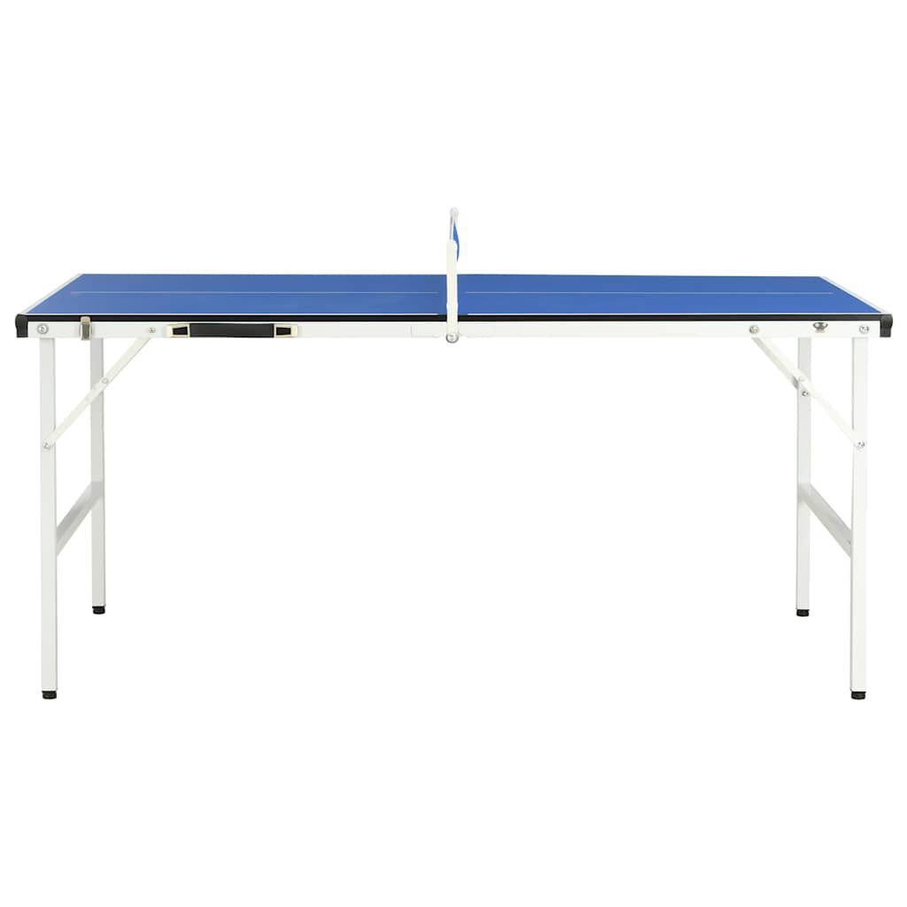 vidaXL Tafeltennistafel met net, 152 x 76 x 66 cm, blauw