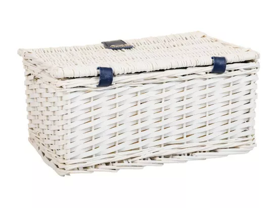 Panier pique-nique blanc 36x26x16h