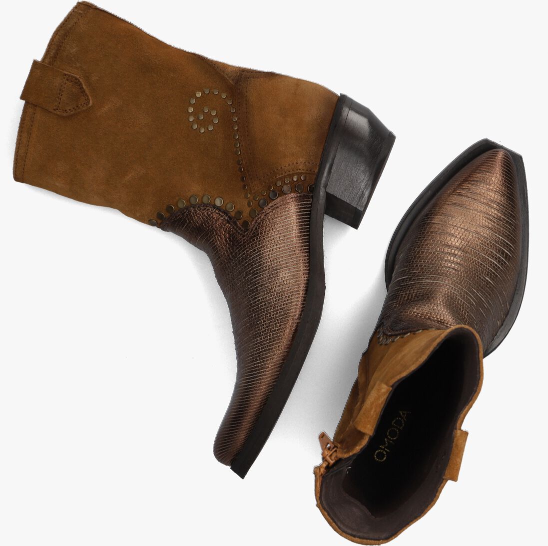 OMODA cognac omoda enkellaarsjes d268