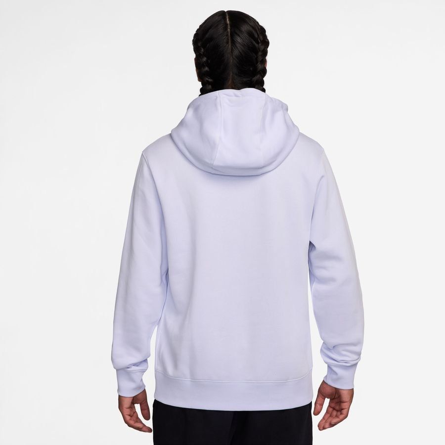 Nike Sweat à Capuche Club - Amethyst Tint/Blanc