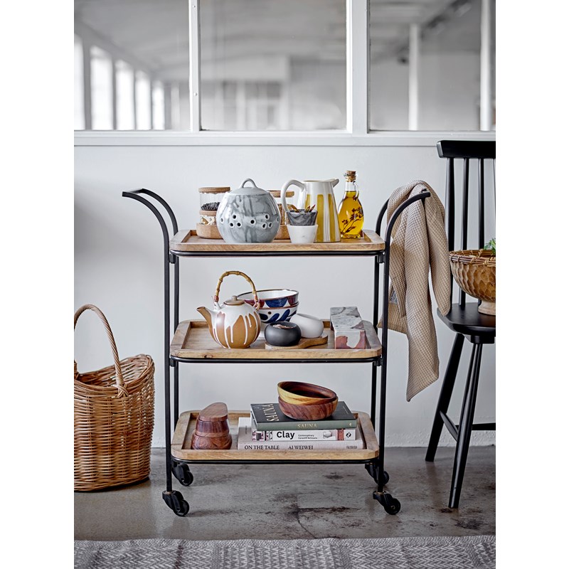 Bloomingville<br>Saltkar m/ske Rosamynthe
