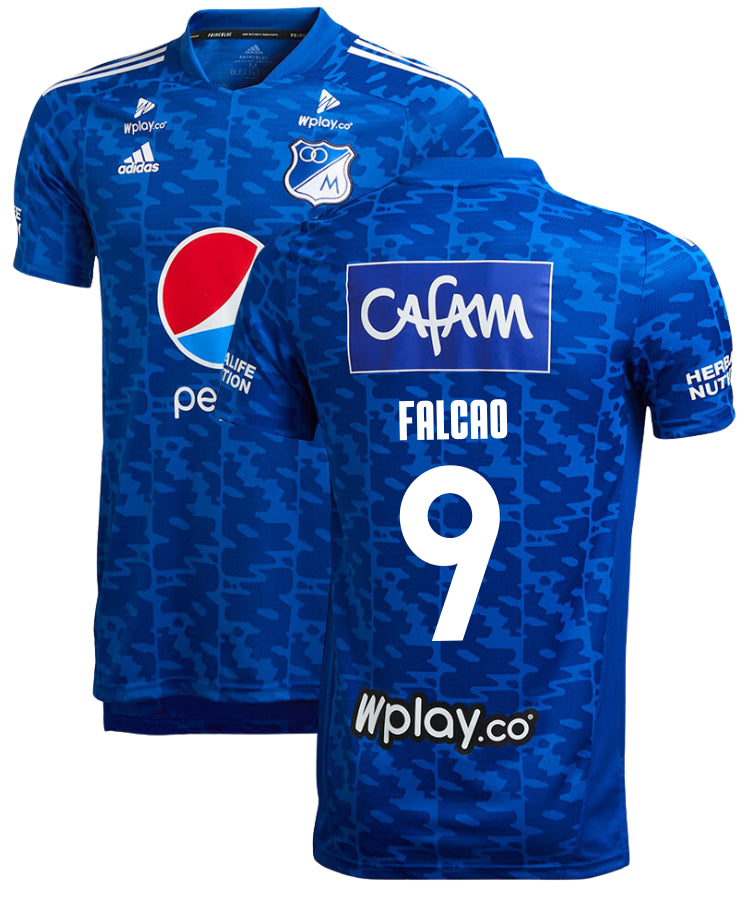 Millonarios Thuisshirt 2022   Bedrukking Falcao - Voetbalshirt Colombi