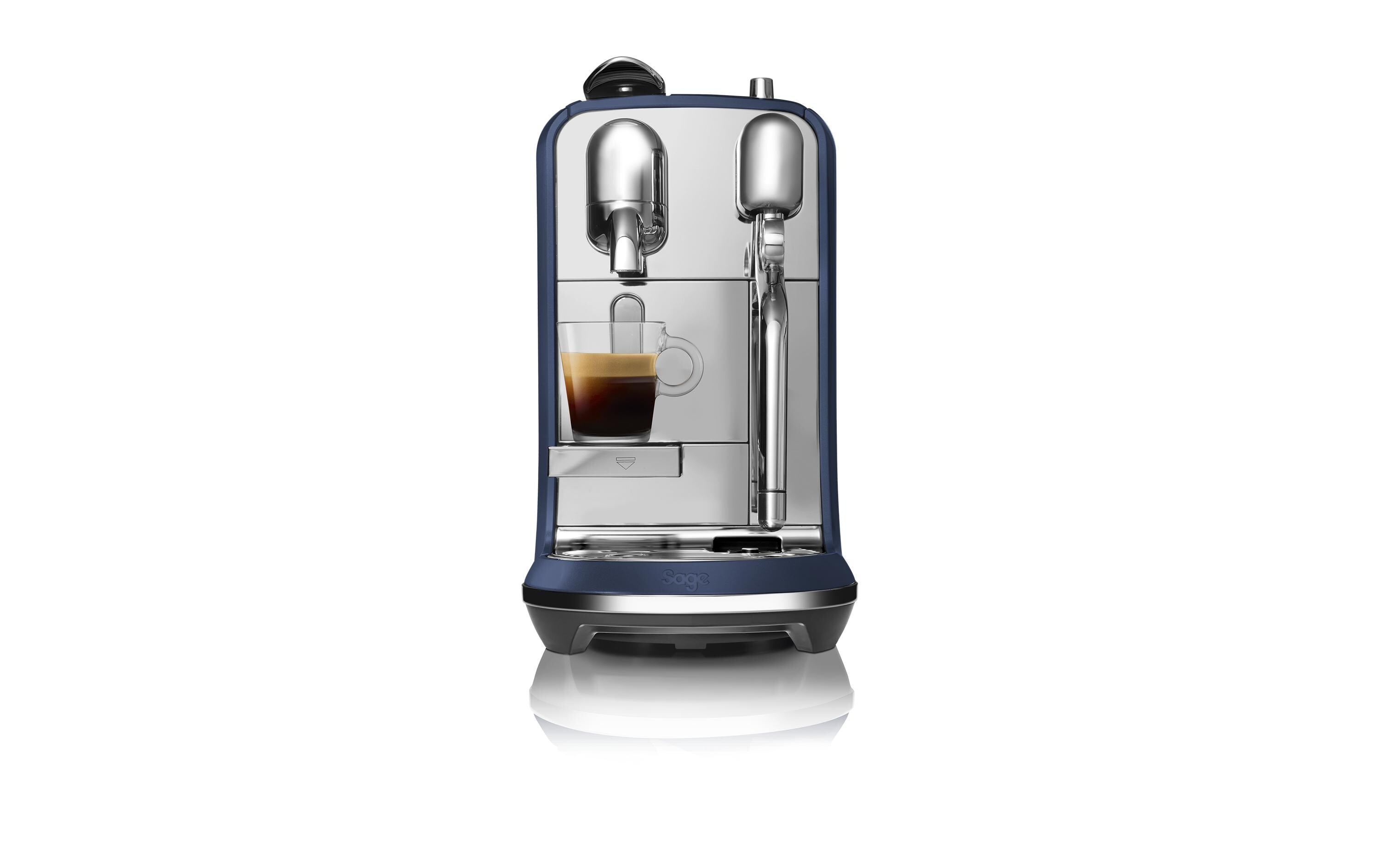 Kaffeemaschine Nespresso Creatista Plus SNE800DBL Blau<br>Kapselmaschine der Original Line für Kaffeespezialitäten in Barista-Qualität