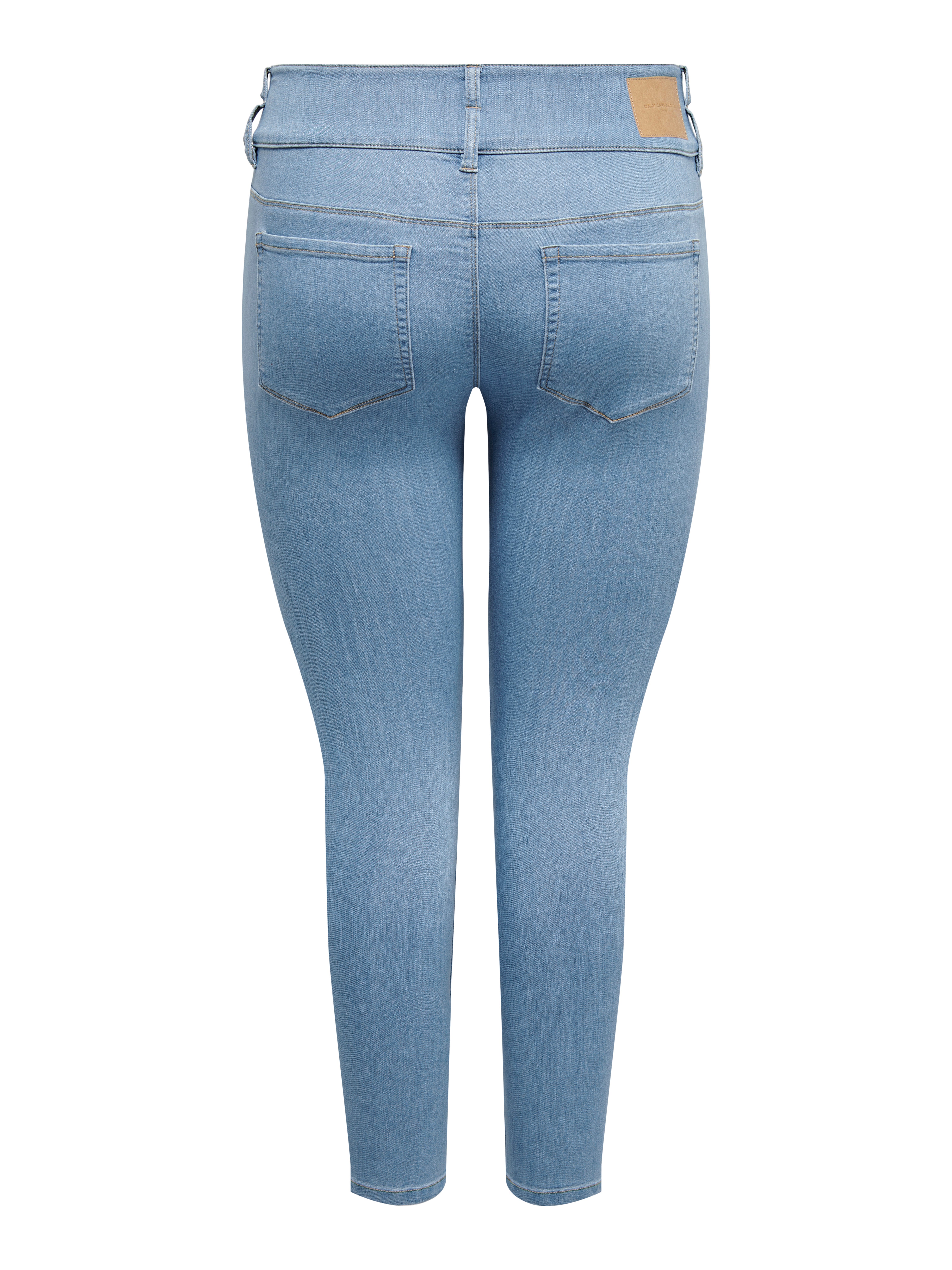 CARANNA Hohe Taille Skinny Fit Jeans Light Blue Denim