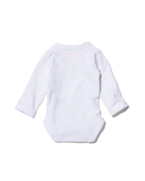 body croisé en coton biologique stretch - 2 pièces blanc