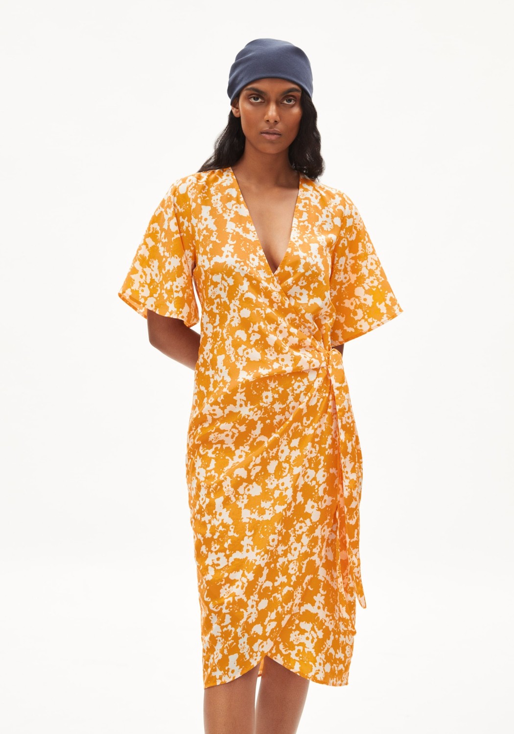 Armedangels Tencel-Kleid Nataale Mangorange