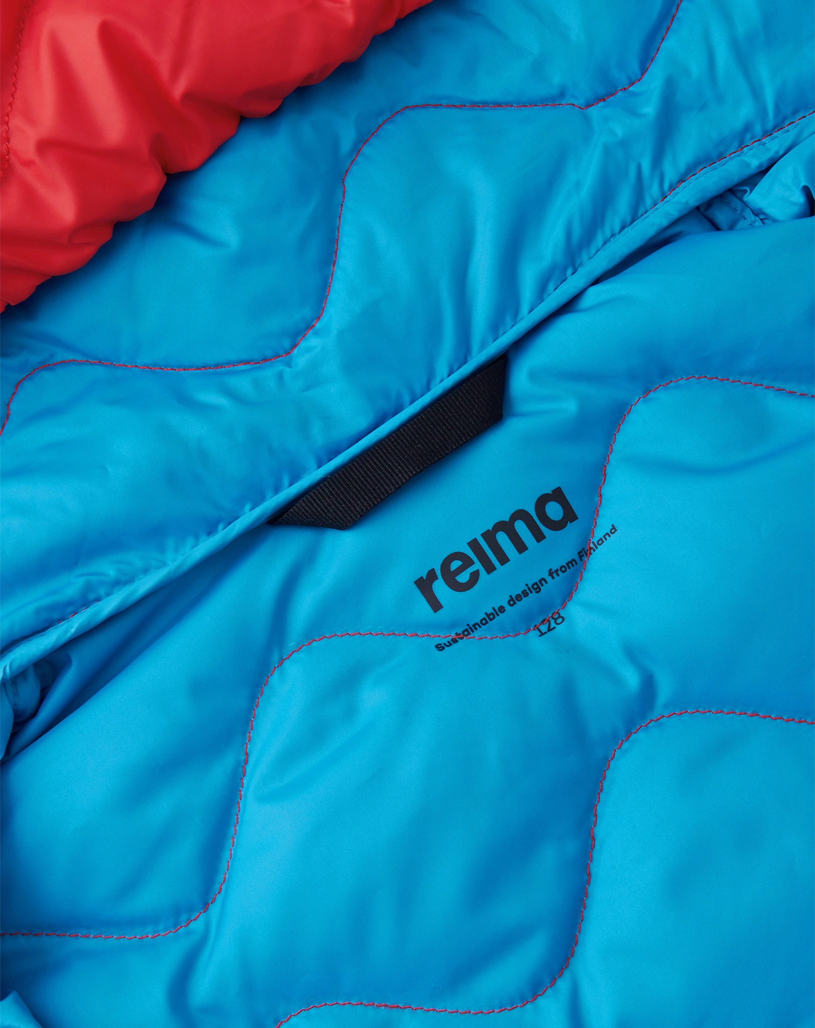 Daunen-Steppjacke FOSSILA in tomato red