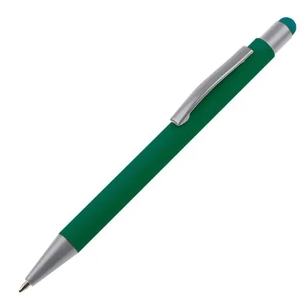 Easy Gifts Touchpen Kugelschreiber aus Metall, grün, 10 Stück