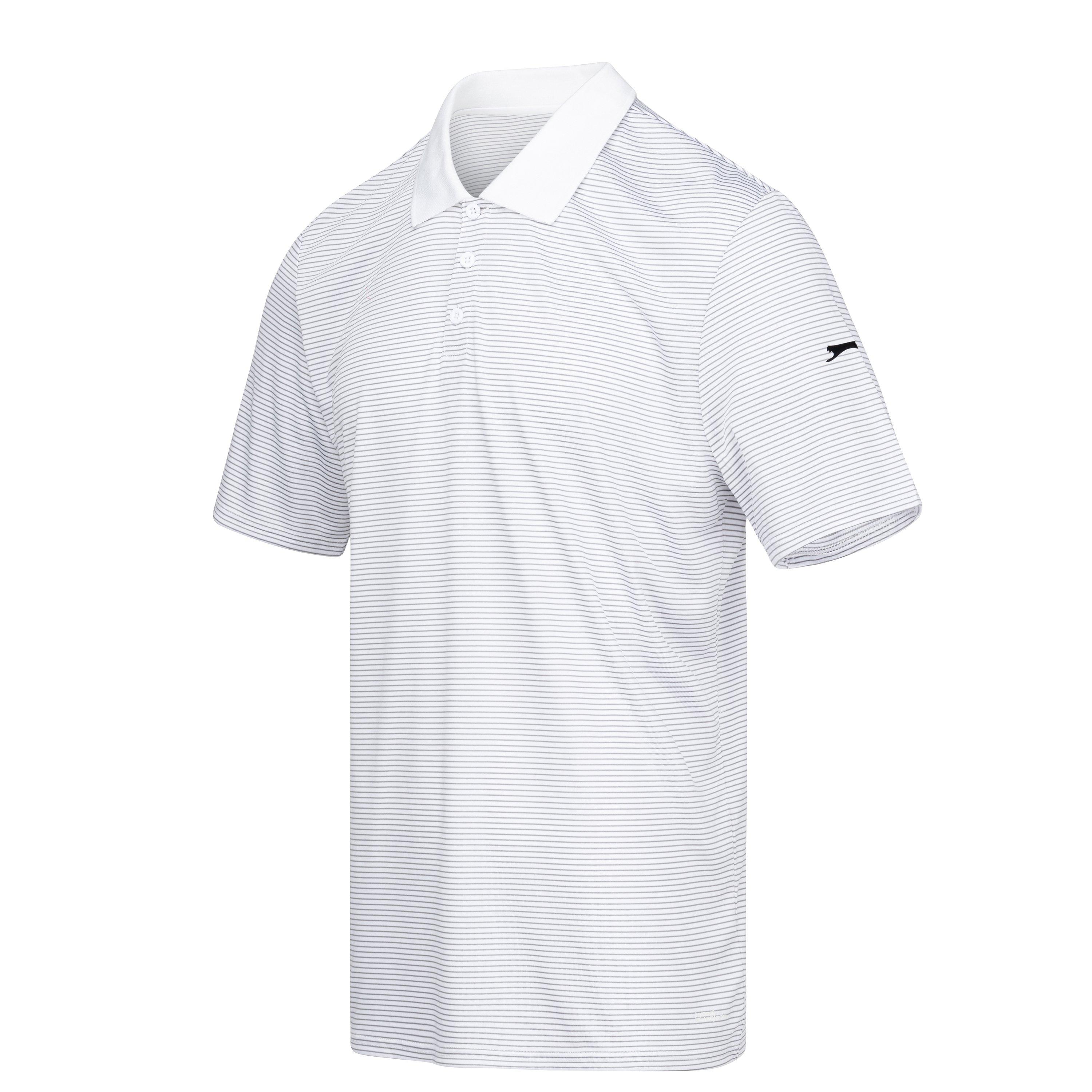 Slazenger Micro Stripe Golf Polo Shirt Mens