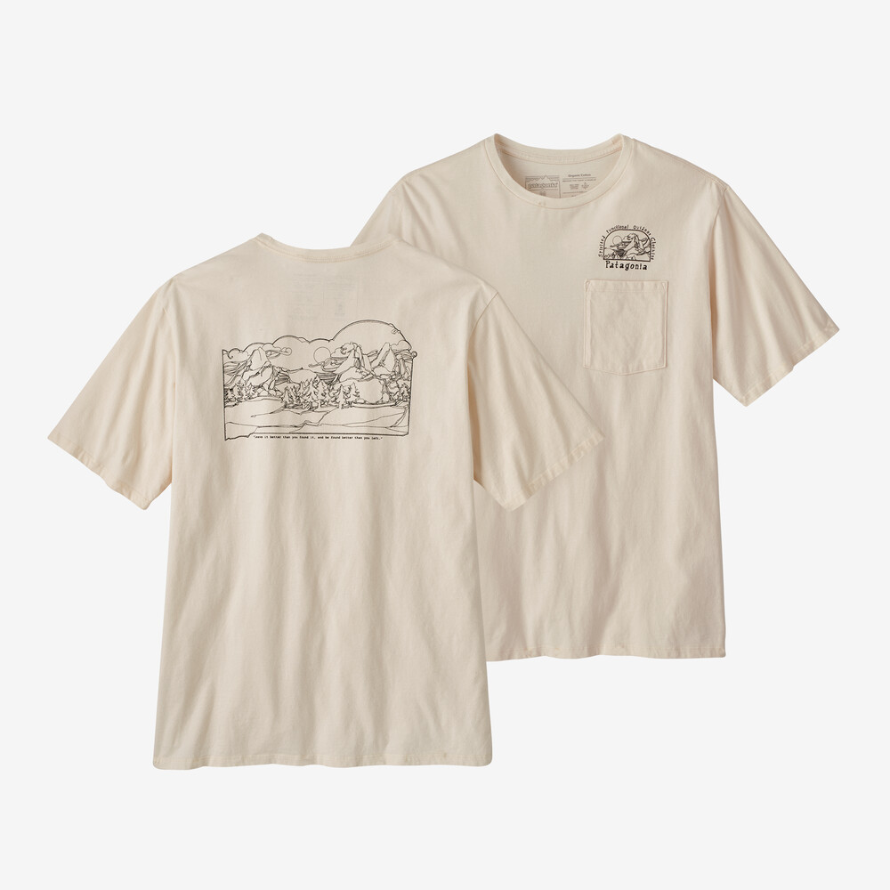 Herren-T-Shirt aus Bio-Baumwolle mit Aufdruck „Lost and Found“