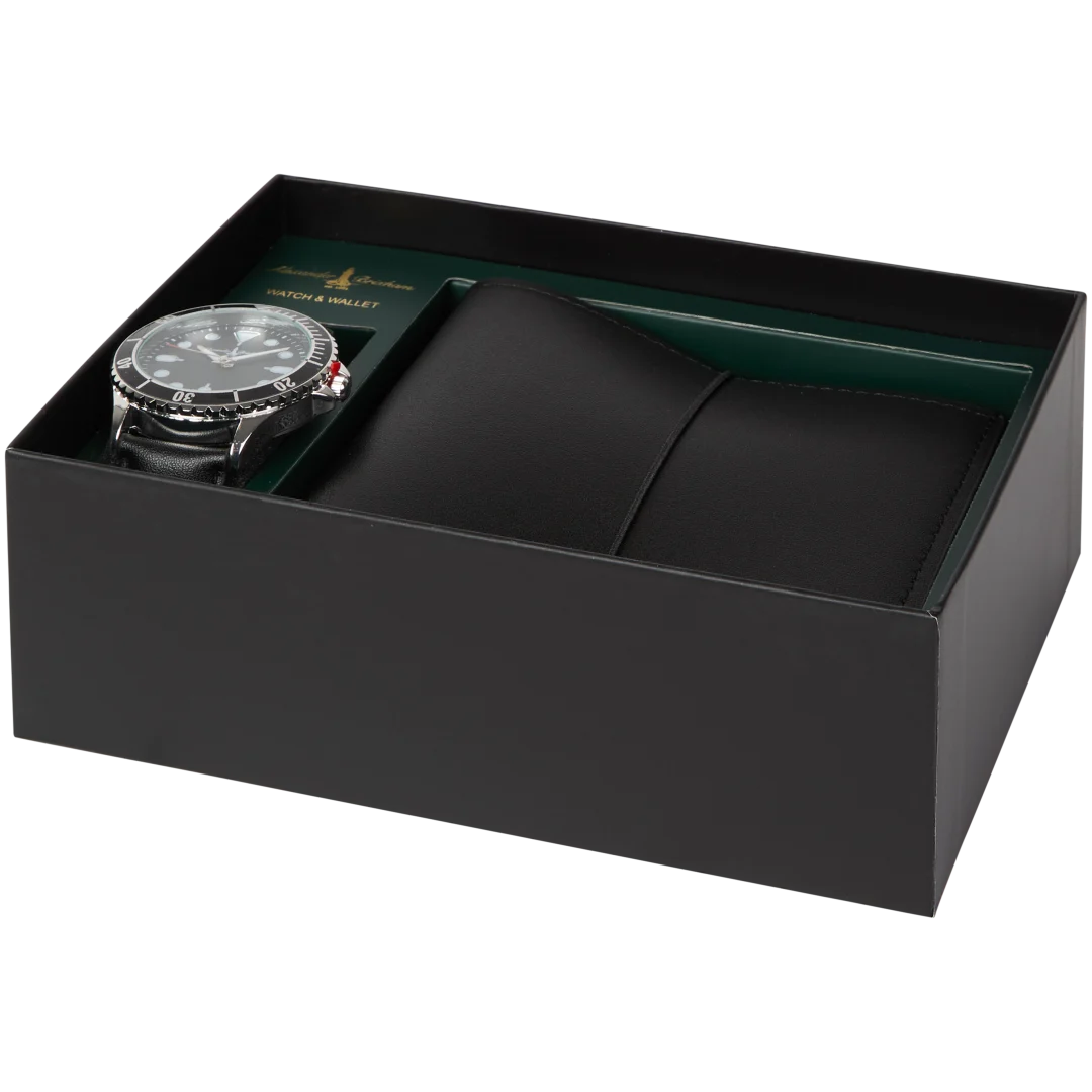 Coffret cadeau avec montre et porte-clés Alexander Brixham