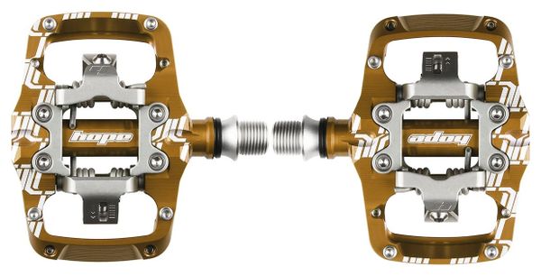 Paire de Pédales Automatiques Hope Union TC Clip Bronze