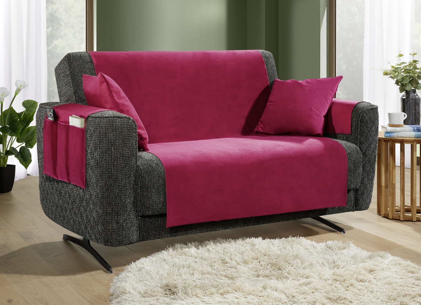 Rutschfeste Sessel- und Sofaschoner auch für die Ledercouch