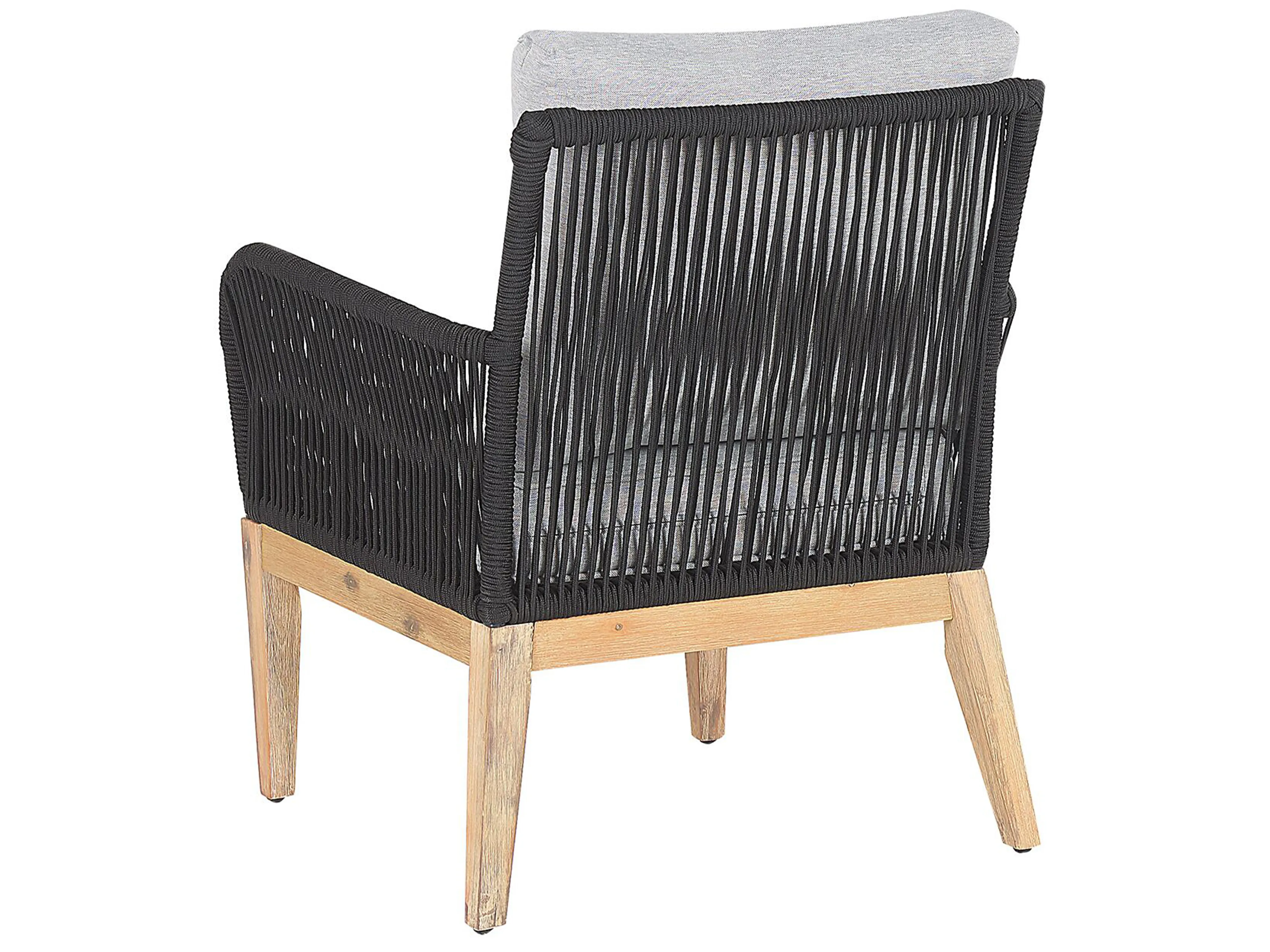 Loungeset met tafel 4-zits MERANO Acaciahout Grijs