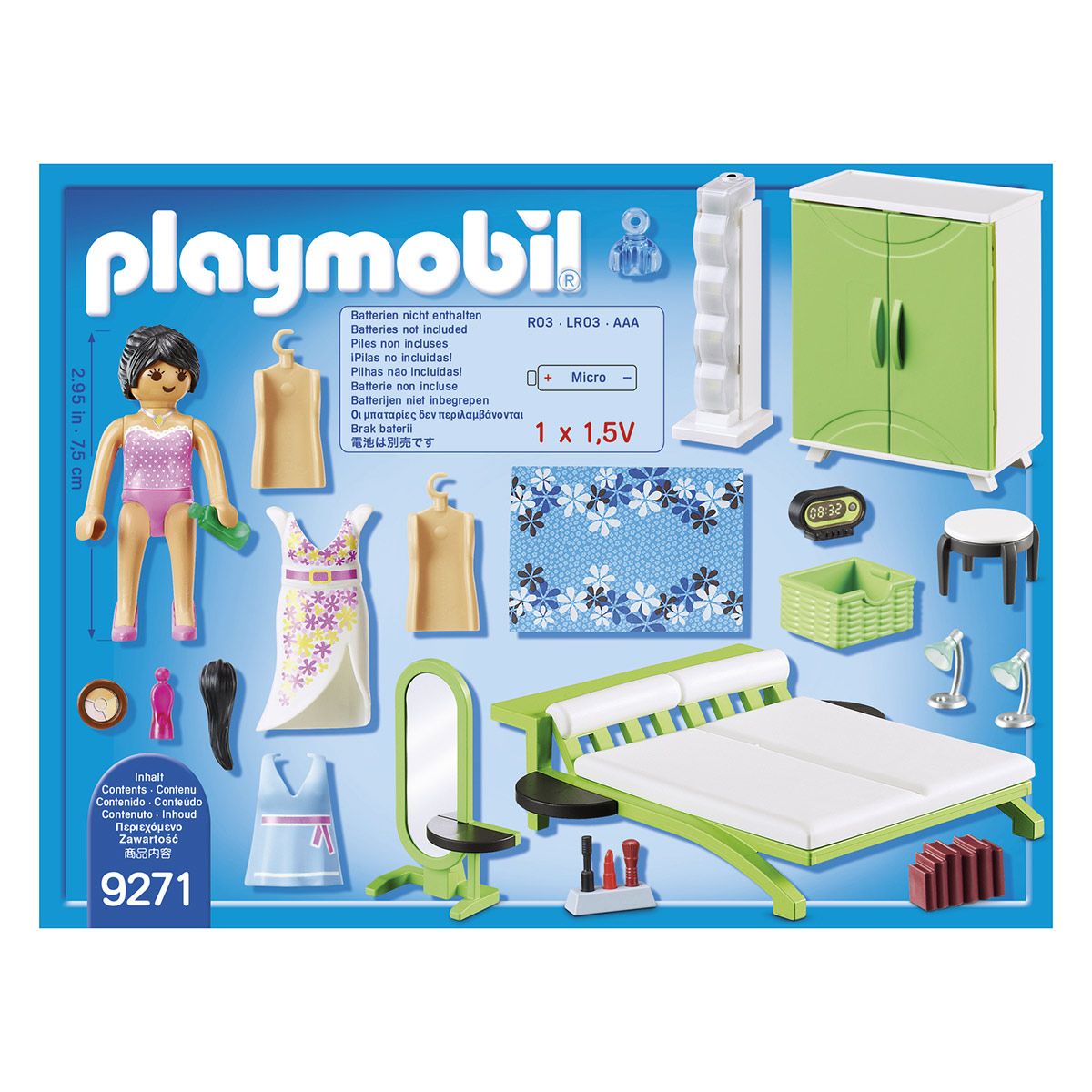 Chambre avec espace maquillage Playmobil City Life