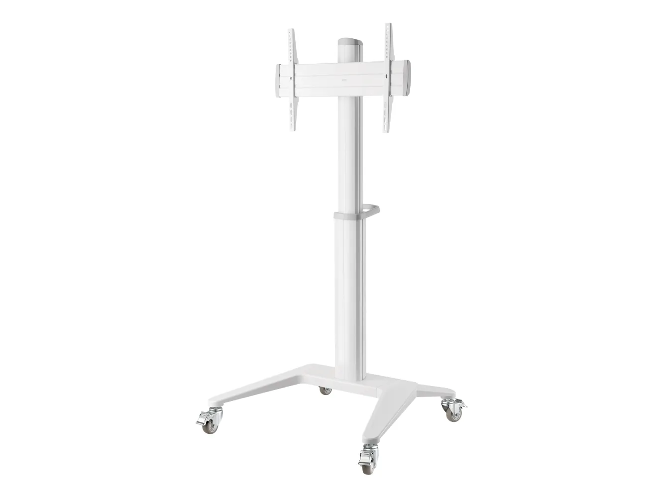 DELTACO ARM-0452 - Office - vogn med hjul - for LCD display - hvid - skærmstørrelse: 37