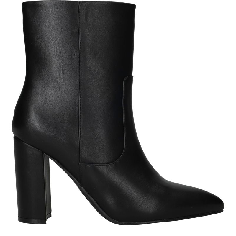 POSH by Poelman Enkellaarsjes Zwart Dames