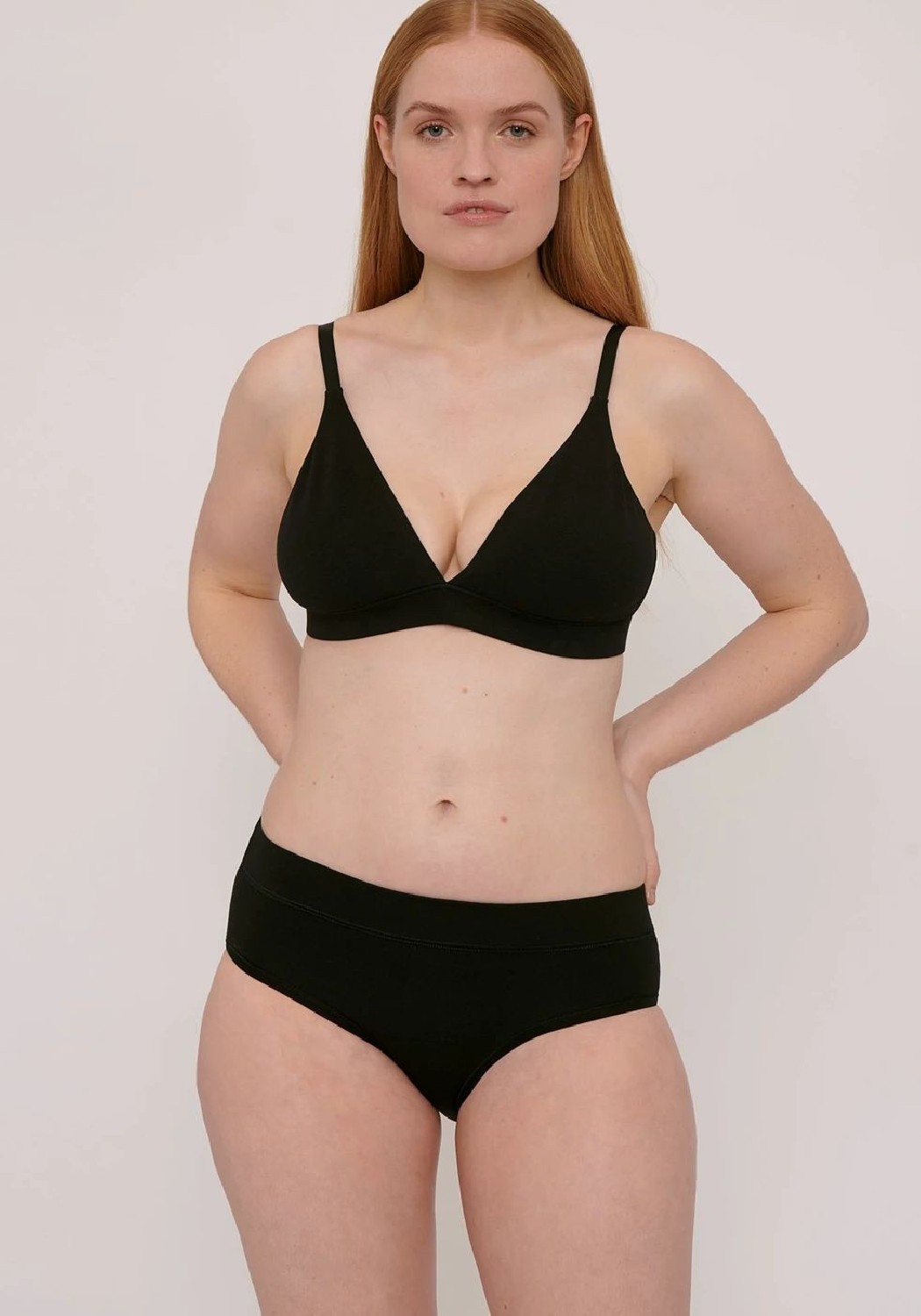 Organic Basics 2er-Pack Baumwoll-Briefs Slips Black