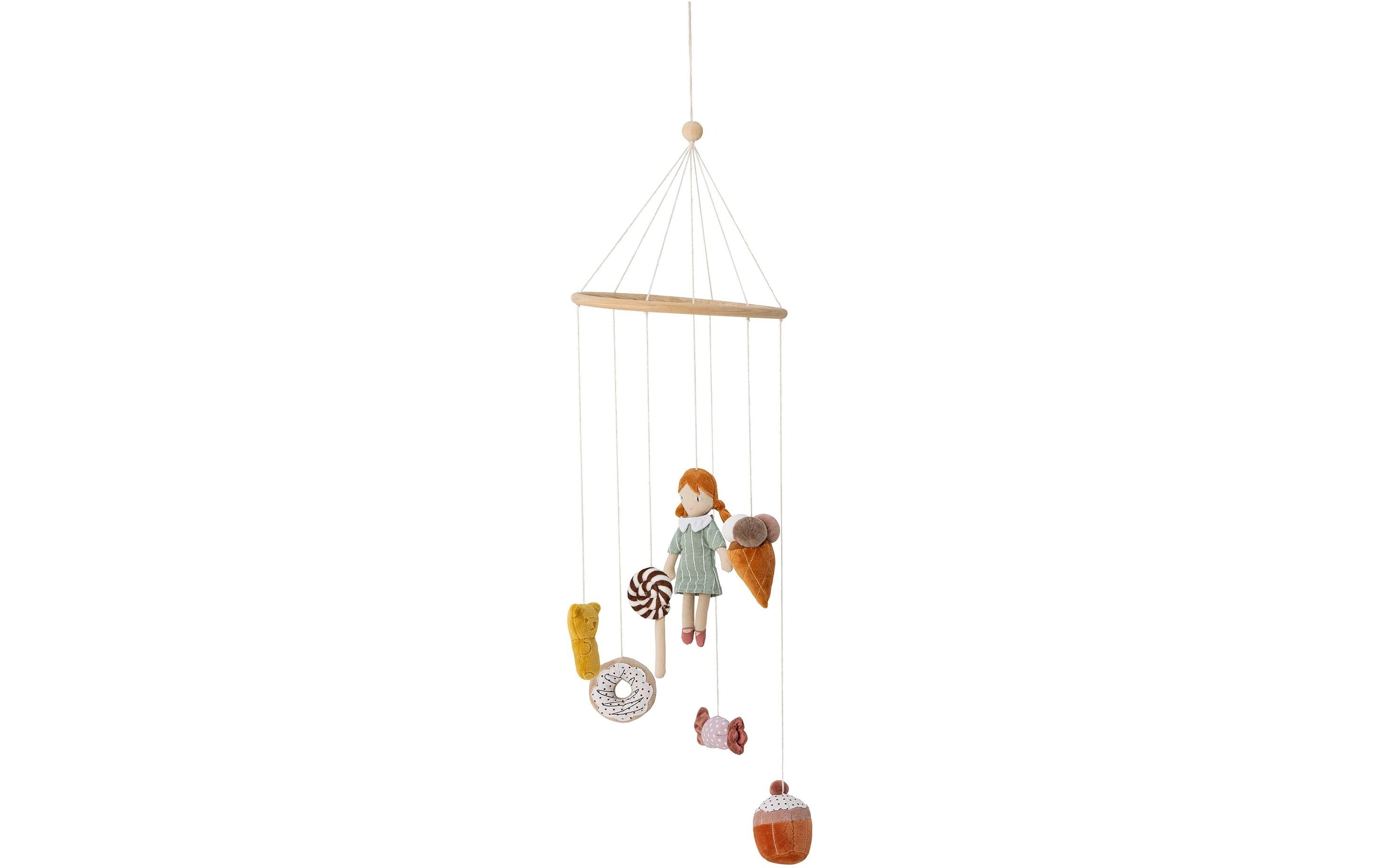 Mobile Rosana 20.5 x 50 cm, BraunMobile mit einem kleinen Mädchen und leckeren Bonbonstücken