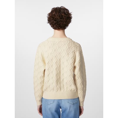 Damenpullover Salinomuster, Creme