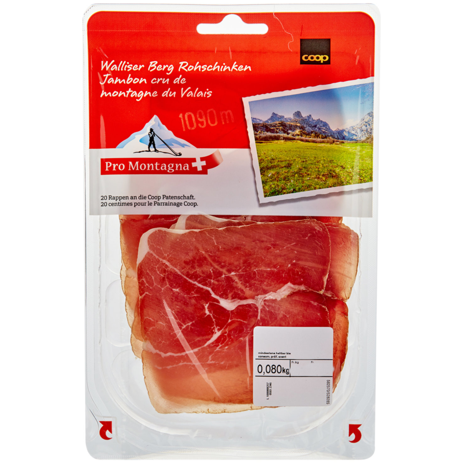 Pro Montagna Berg-Rohschinken ca. 80g