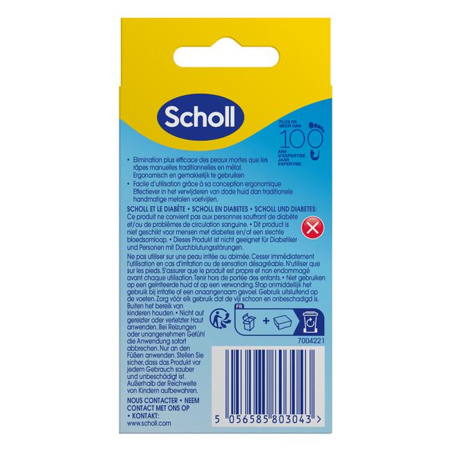 Scholl Voetvijl Nano Glas x6