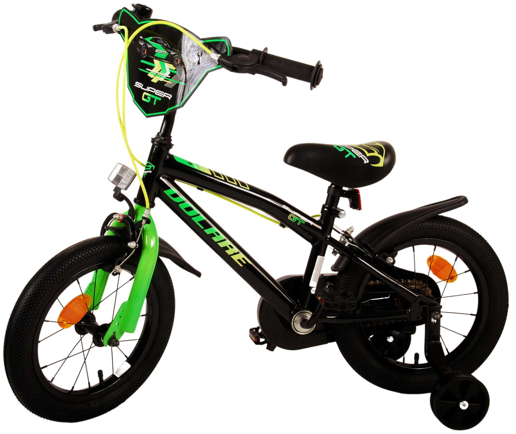 TPFSports Super GT Kinderfahrrad - Jungen - 14 Zoll - Rücktritt + Handbremse - Blau
