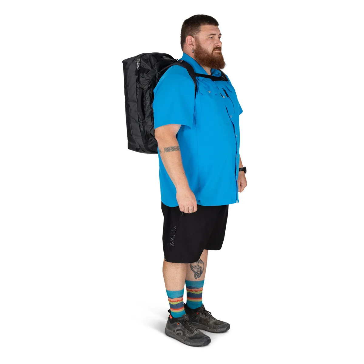 Osprey Transporter Squffel 70 Raven Black/black