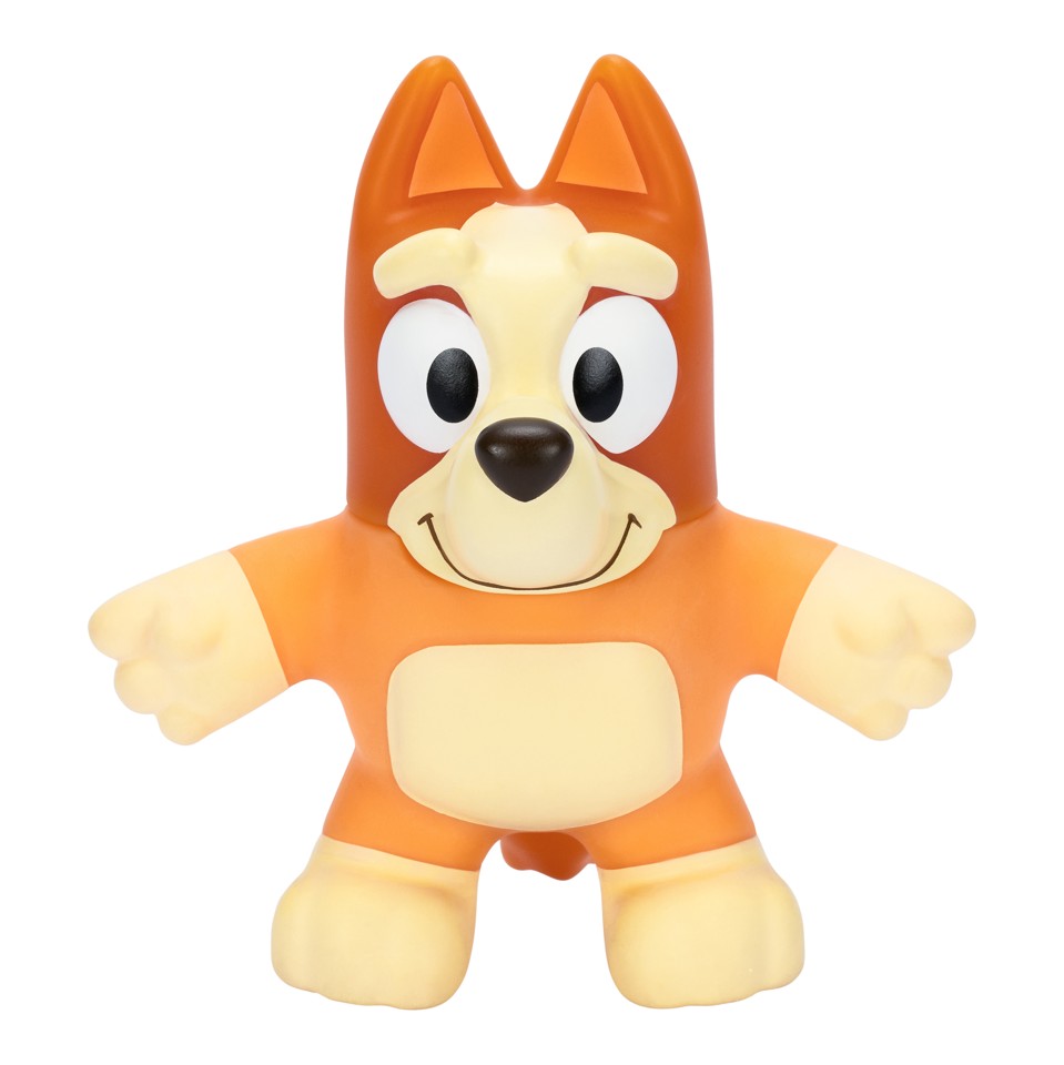Strækbare Bluey og Bingo figurer
