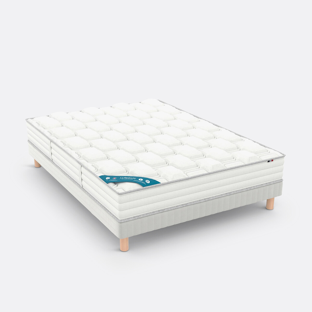 LA REDOUTE INTERIEURS<br>Colchão 580 com molas ensacadas e espuma viscoelástica