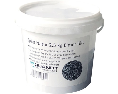 Quandt steenslag voor PYE PV 250 S5 dakbanen, grijsgroen, 2,5 kg