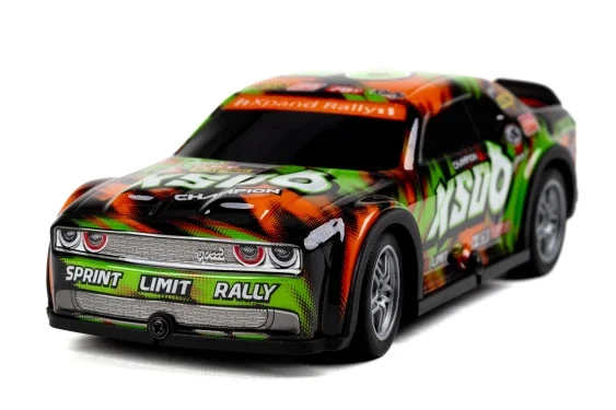 TEC-TOY - Roar SXO6 w/light R/C 1:22, 27MHz - Green/Orange (471254)