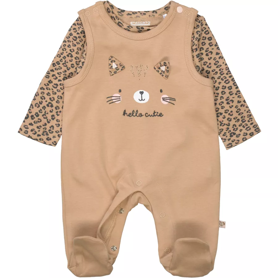 STACCATO Strampler+Shirt soft camel