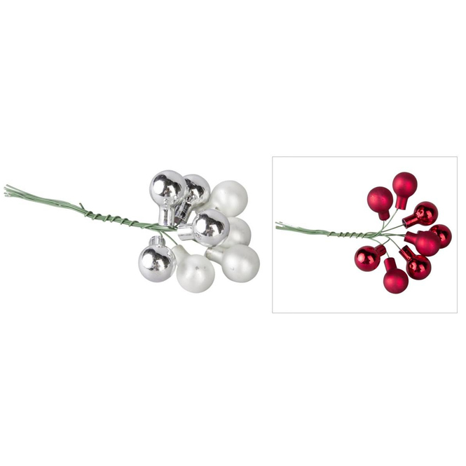 Spiegelbeeren - aus Glas - Ø = 1,5 cm - verschiedene Farben
