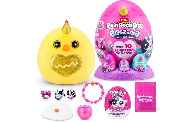 ZURU Plüschfigur »Rainbocorns Eggzania Mini Plush Soft Small assortiert«