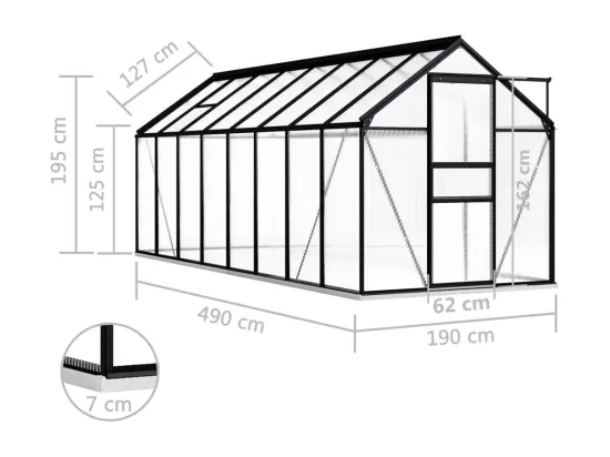 Serre tente abri plante aluminium 190 x 490 x 202 cm 02_0044514