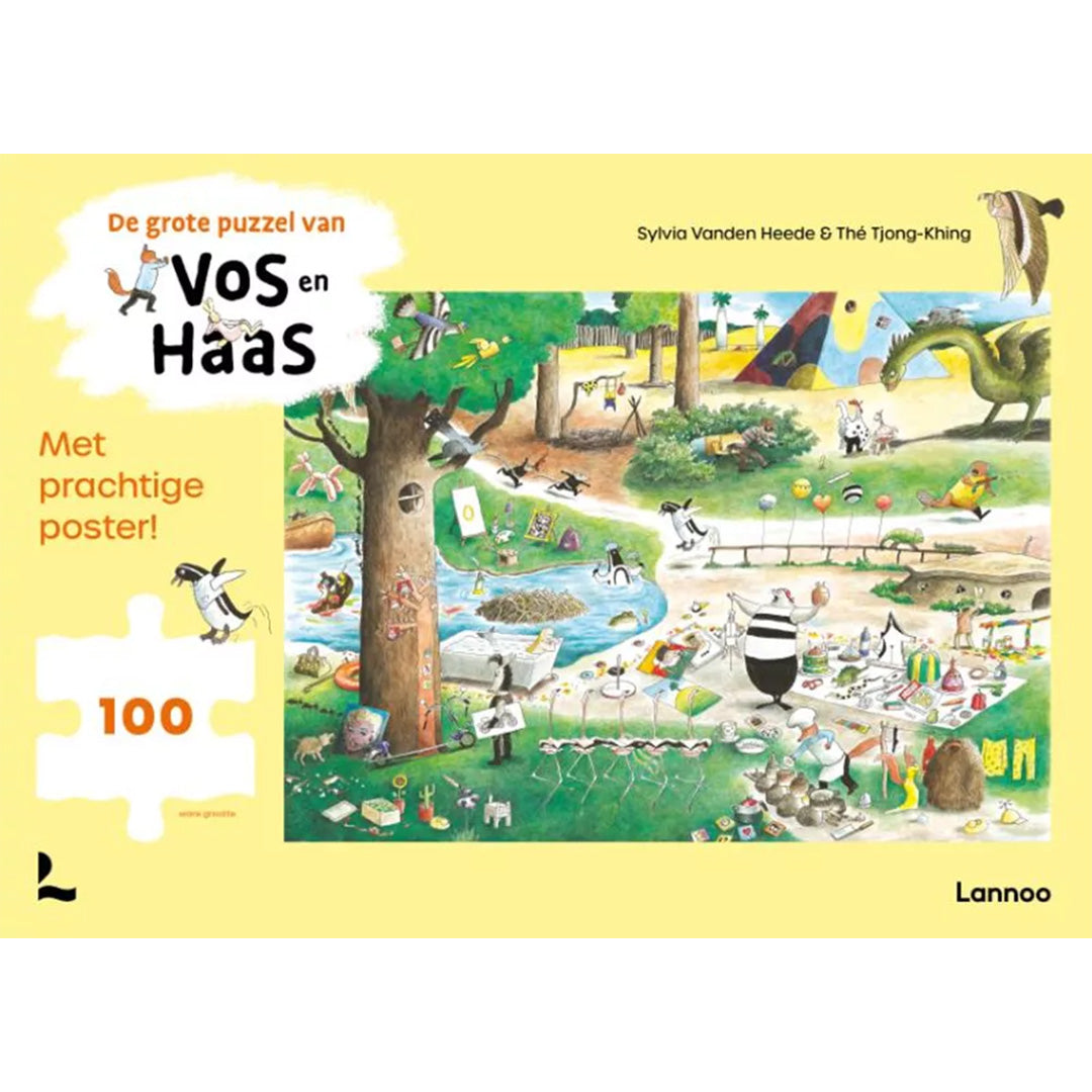 de grote puzzel van vos en haas - 100st