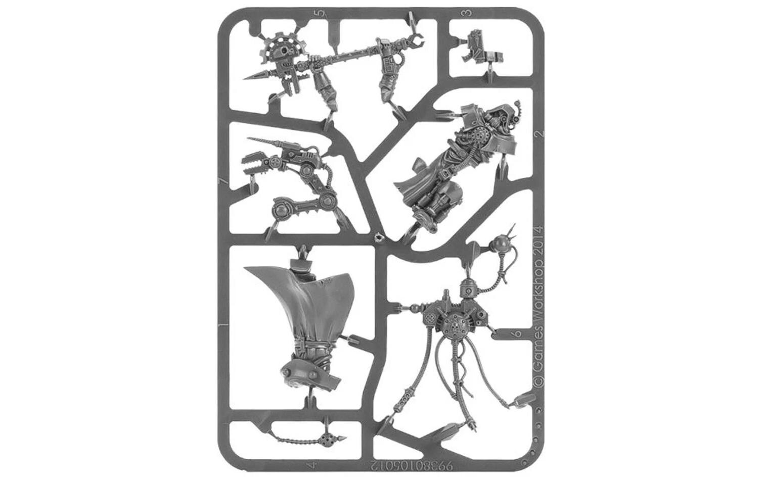 Figur Warhammer 40.000 Tech-Priest EnginseerWarhammer 40 Adeptus Mechanicus Tech-Priest Enginseer Bausatz