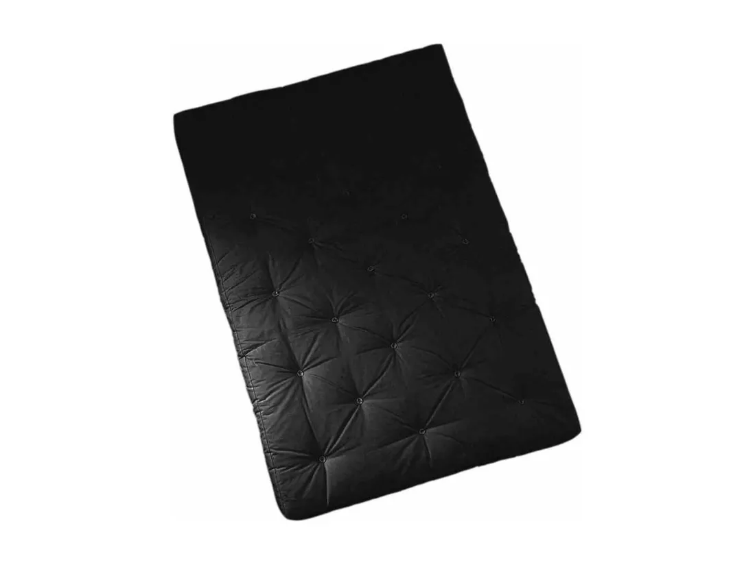 Matelas futon noir 15 cm COMFORT 160x200