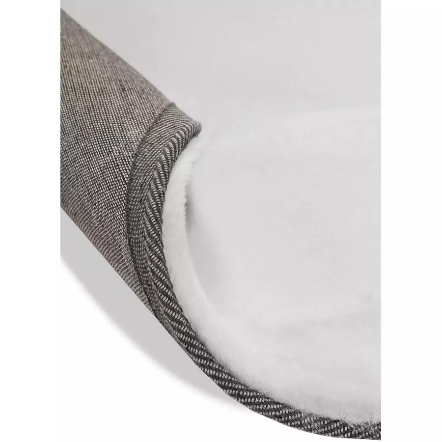 Wecon home basics Hochflorteppich Anna hellgrau